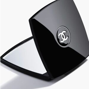 Chanel Black Compact Mirror